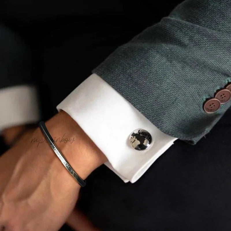 C bracelet for men - an elegant design that does not rust!