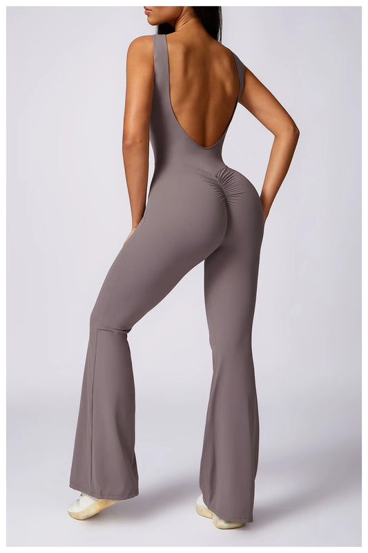 V Back Jumpsuit