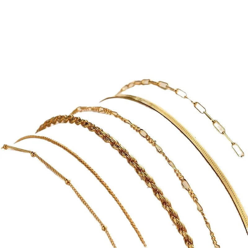 Women's bracelets in gold and silver colors in a variety of styles