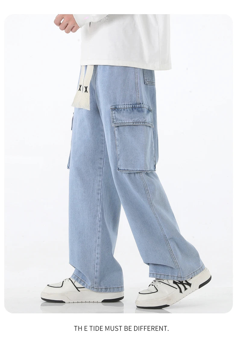 Oversized jeans for men in a variety of colors