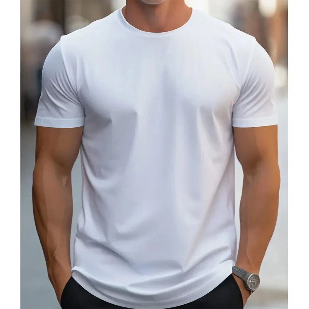 A light men's shirt in a variety of colors