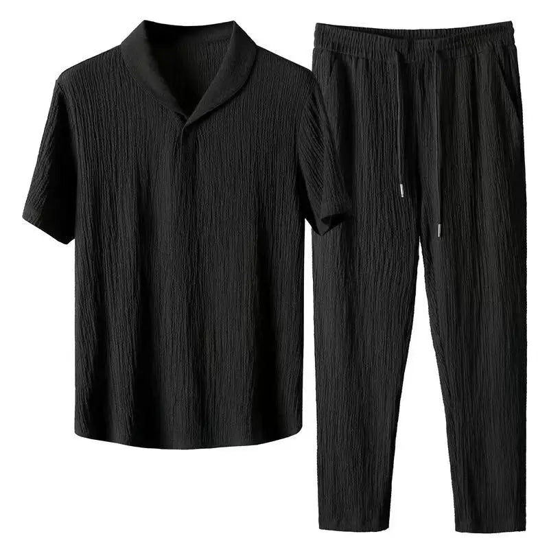 Men T-Shirts+Pants Suit