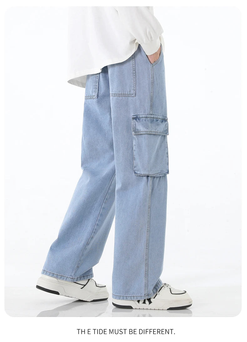 Oversized jeans for men in a variety of colors